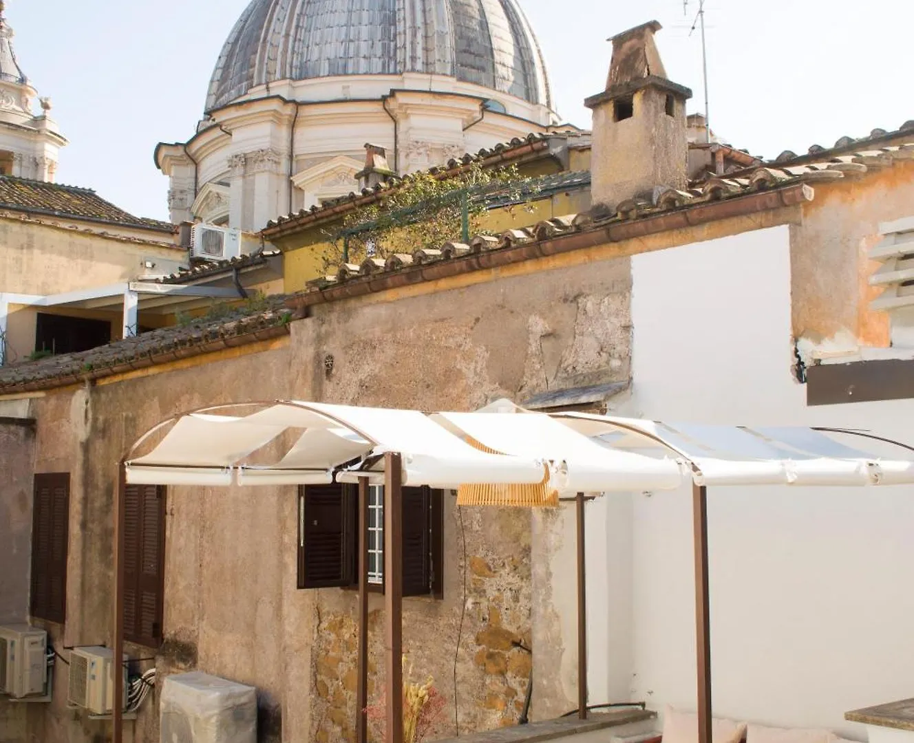 Navona Penthouse - Attico Vista Cupola 4 Posti Daire Roma İtalya